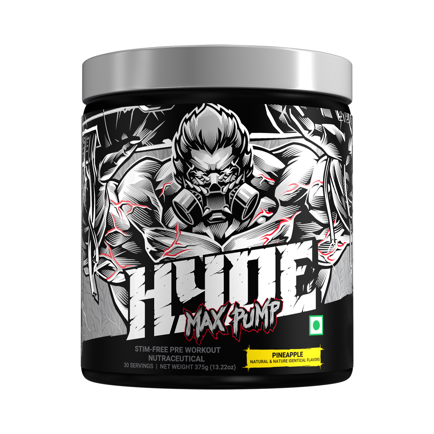 Hyde pre workout max pump jar front image