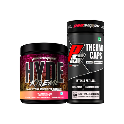 hyde workout supplement hyde xtreme watermelon flavour and thermo caps combo